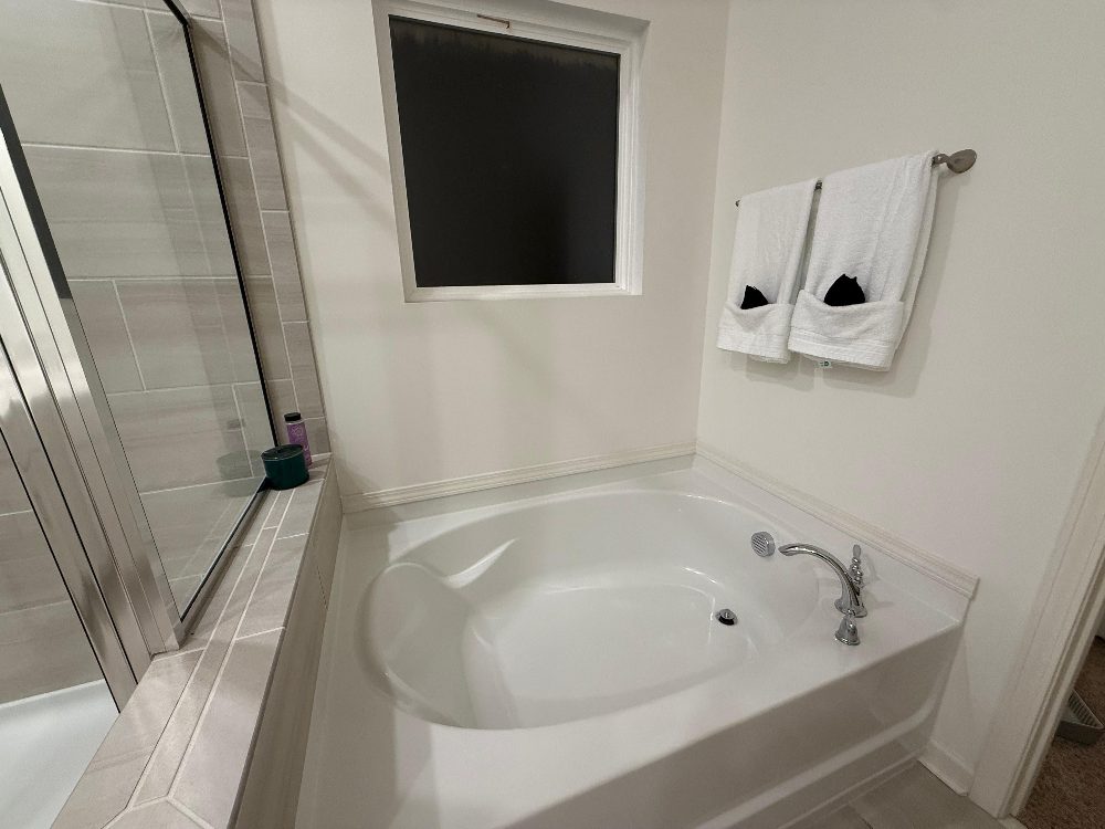 Spotless clean bathroom
